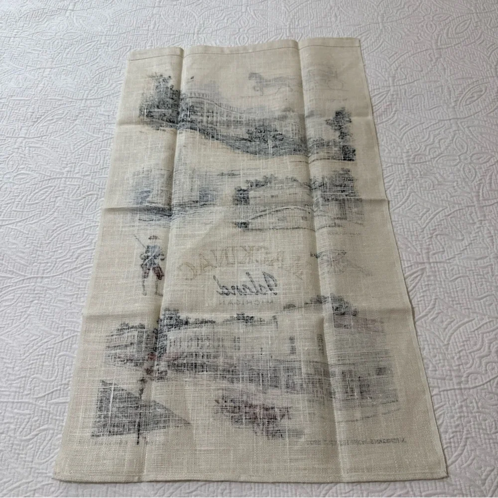 VTG (4) GLEN APPIN, Etc, Linen Cotton Tea Towel SCOTLAND Recipe‎ Whisky Assorted